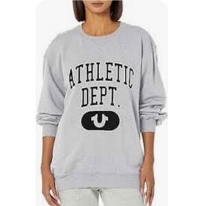True Religion Gray Athletic Dept. Women's Sweatshirt